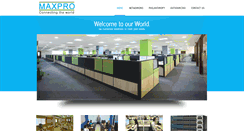 Desktop Screenshot of maxproindia.com